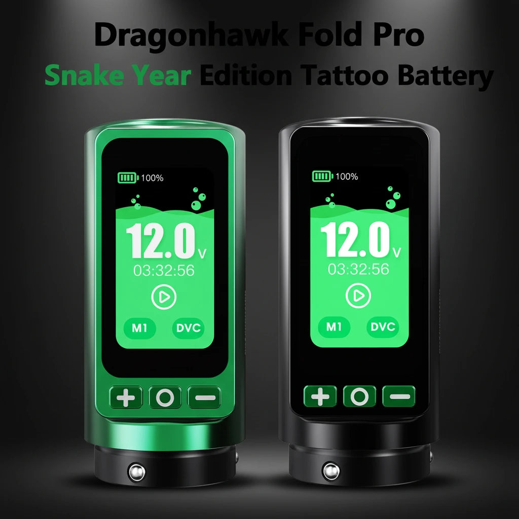 Dragonhawk Fold Pro Tattoo Battery Tattoo