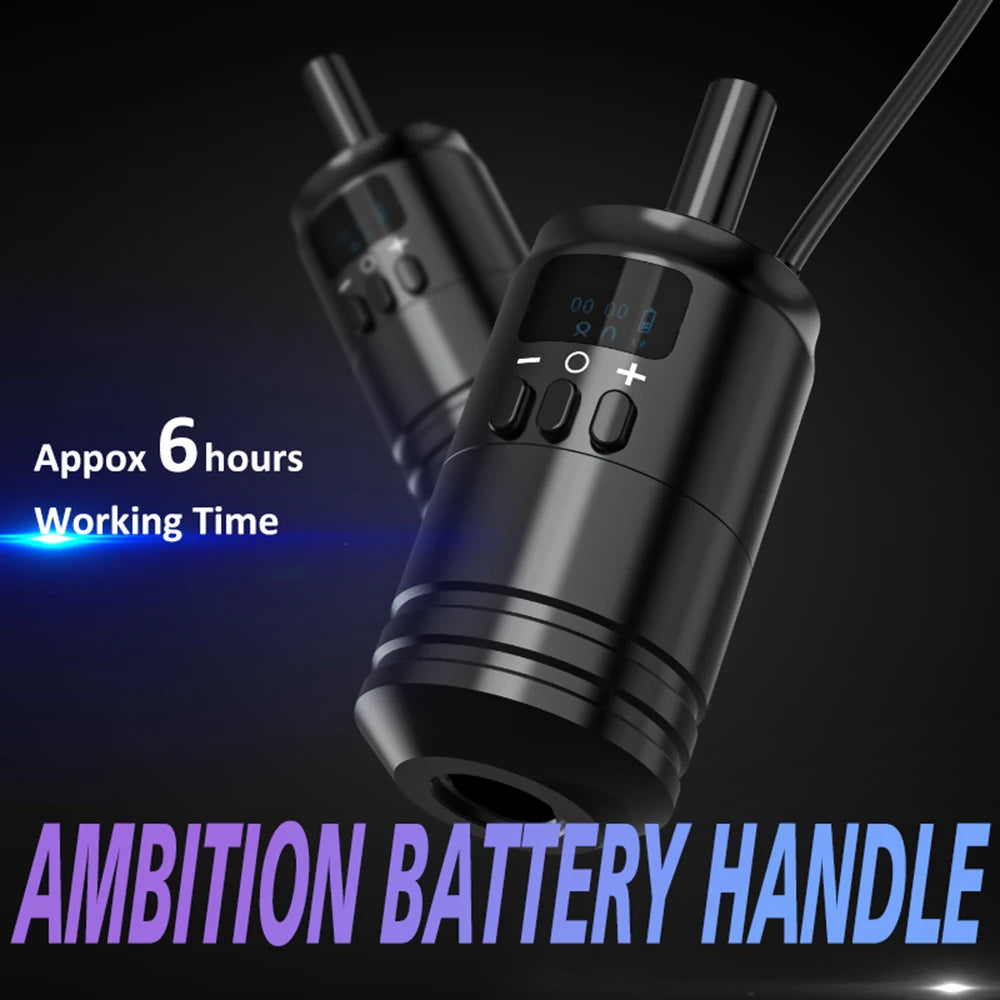 Ambition Tattoo Battery Grip 2 en 1