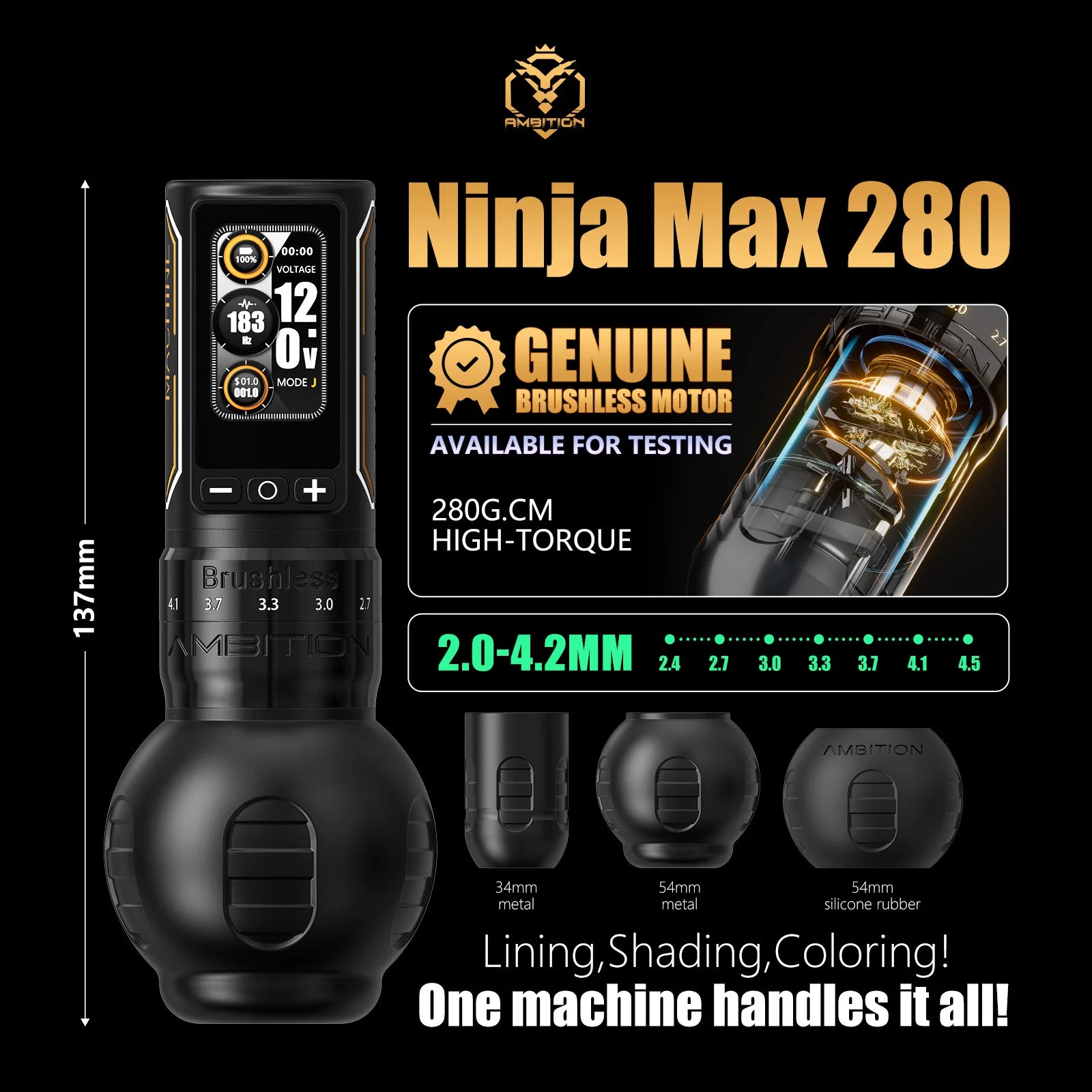 Ambition Soldier Pro 520 + Ninja Max 280