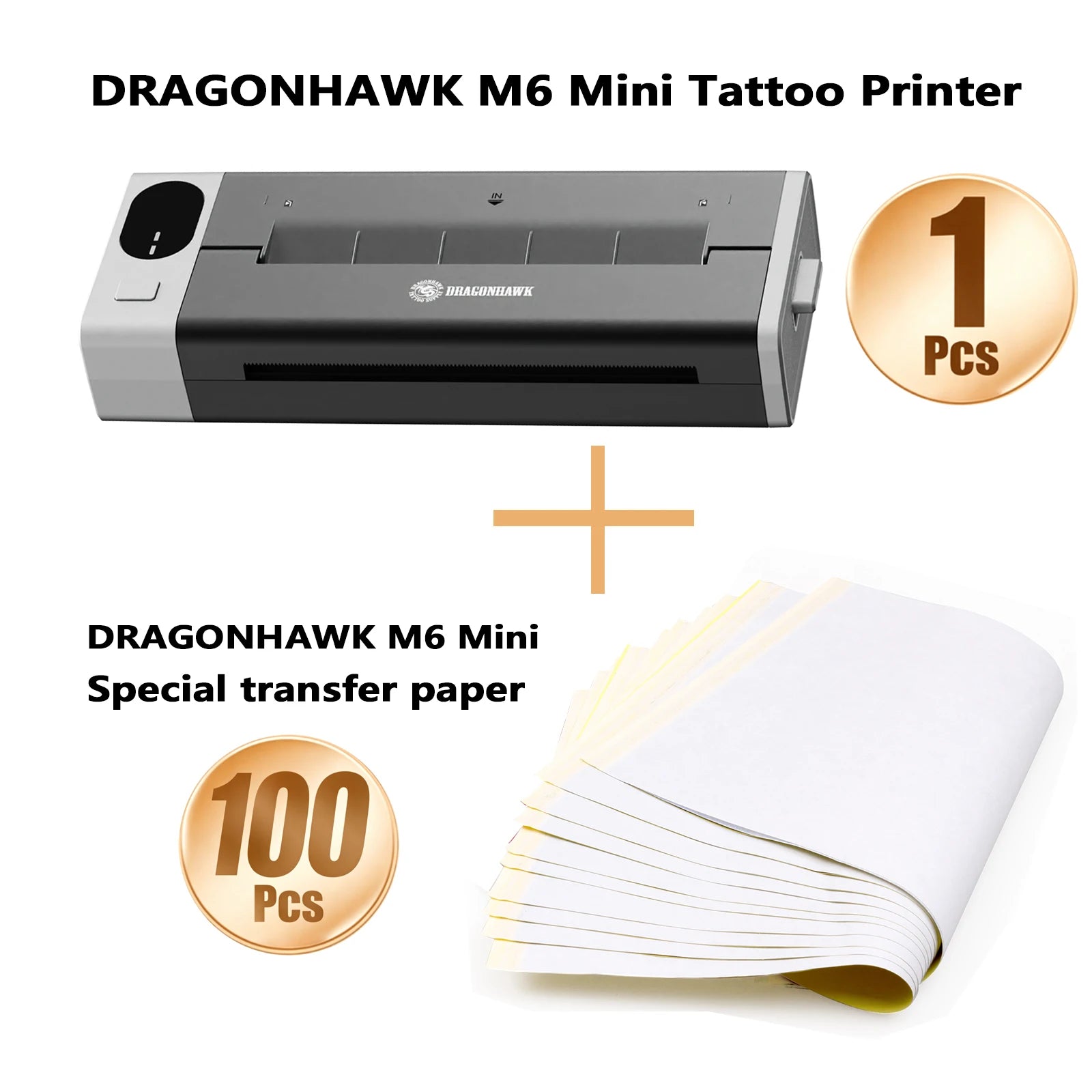 Dragonhawk M6 Portable Tattoo Printer