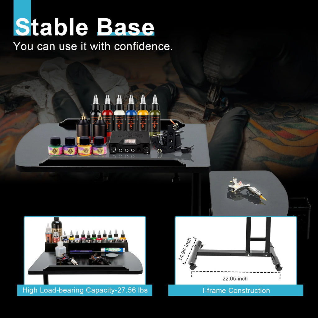 Adjustable Tattoo Desk – Studio Edition