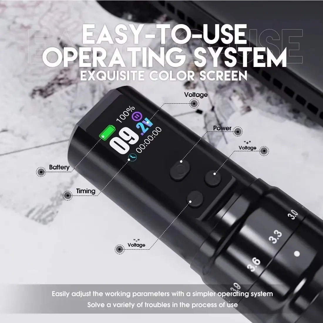 Mast Fold2 Pro Full Kit Wireless Pen 7 Strokes 2 Batteries 2000mAh