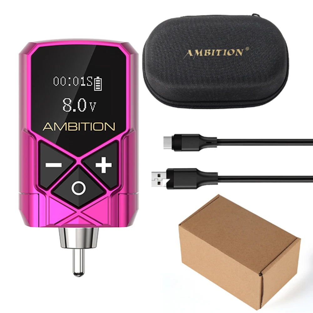Ambition Kuark Tattoo Battery  RCA
