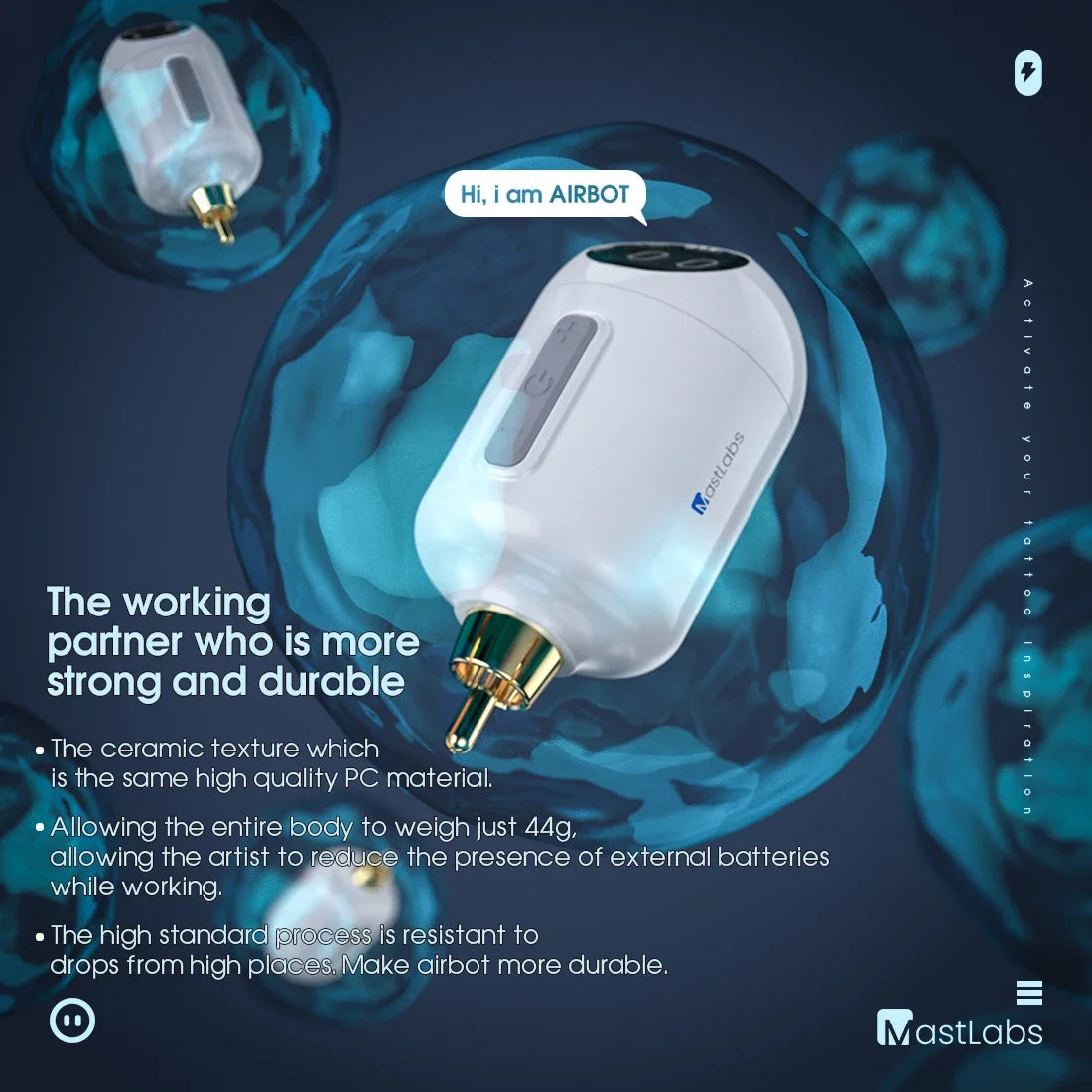 Mastlabs Tattoo Battery 1050mAh