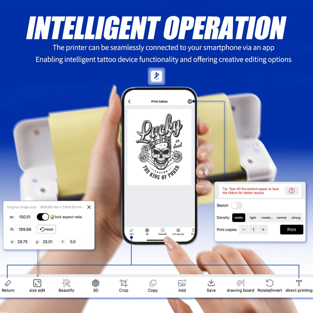 Mast Thermal Printer Compatible Android Ios Windows Bluetooth