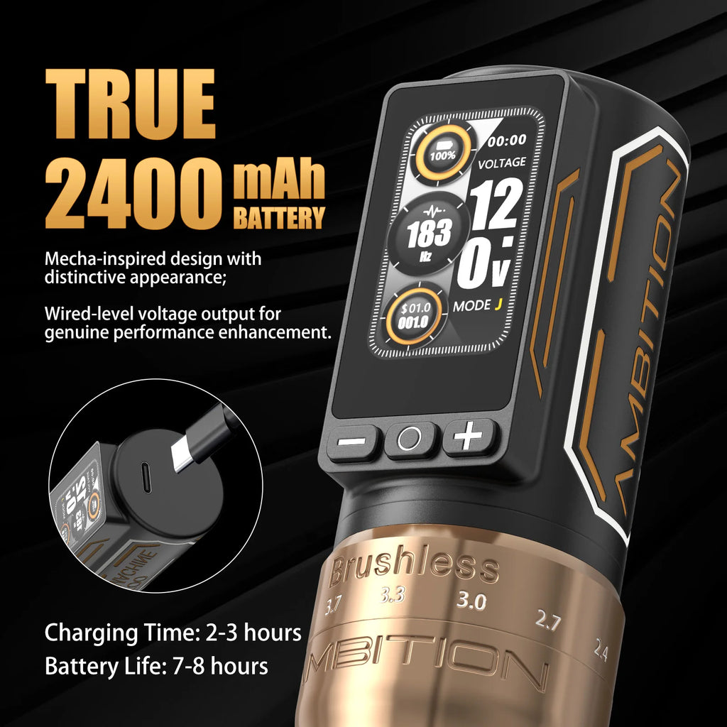 ambition ninja max 280                           7 strokes2.4mm-4.5mm