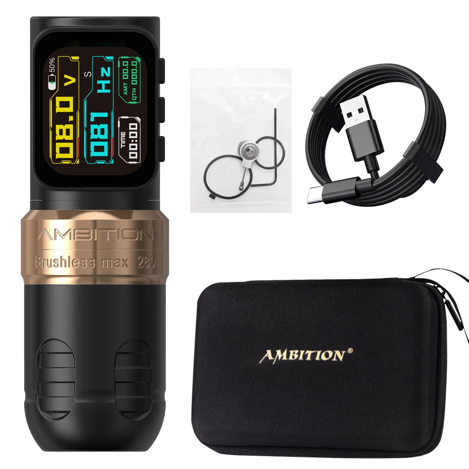 ambition ninja max 280p wireless tattoo pen machine