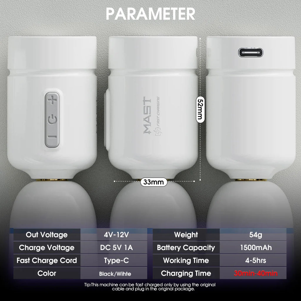 MASTLABS  Battery Fast Charge 1500mAh