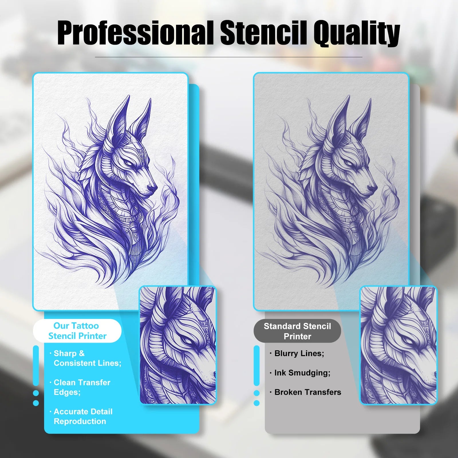 Ambition tattoo printer 1500mah