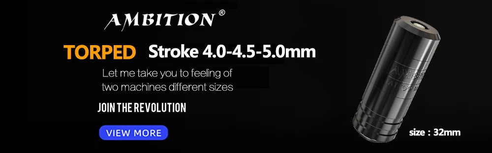 Ambition Torped Stroke 32mm 4.0-4.5-5.0mm